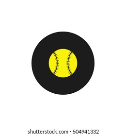 Icon baseball ball.