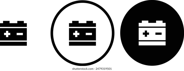 icon baterry  black outline for web site design 
and mobile dark mode apps 
Vector illustration on a white background