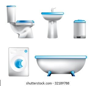 Icon of bathroom equipment
