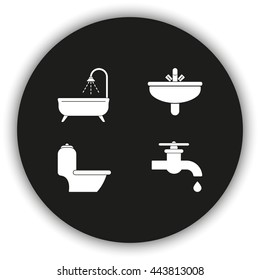 Icon of bathroom equipment.