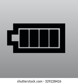 Icon batteries used for various devices vector icon