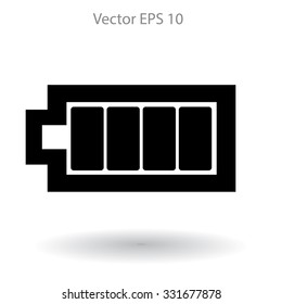 Icon batteries used for various devices vector icon