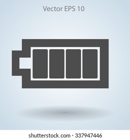 Icon batteries used for various devices vector icon
