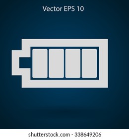 Icon batteries used for various devices vector icon