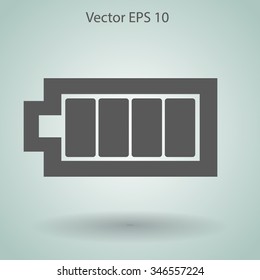 Icon batteries used for various devices vector icon