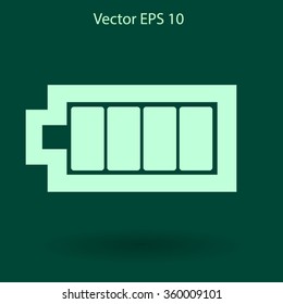 Icon batteries used for various devices vector icon