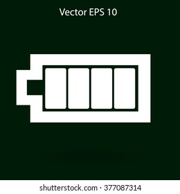Icon batteries used for various devices vector icon