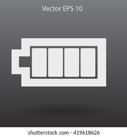 Icon batteries used for various devices vector icon