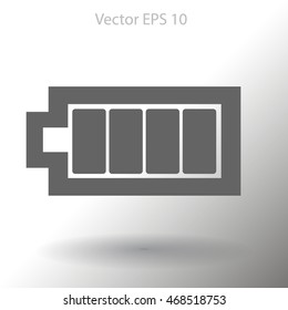 Icon batteries used for various devices vector icon