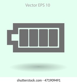 Icon batteries used for various devices vector icon