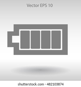 Icon batteries used for various devices vector icon