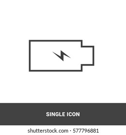 Icon battery charge Single Icon  Graphic Design