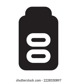 Icon battery device and technology Illustration