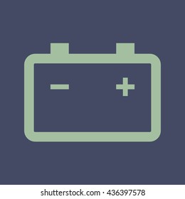 Icon of Battery. Eps-10.