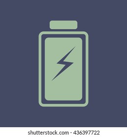 Icon of Battery. Eps-10.
