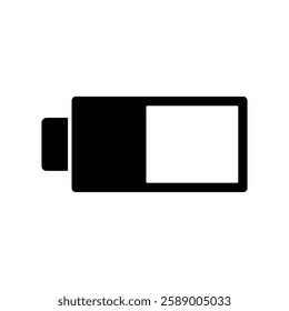 Icon a battery, isolated against a clean background.