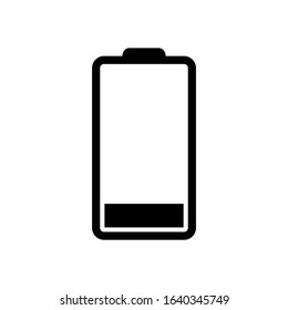 icon battery. Battery icon with a trendy style line. vector illustration