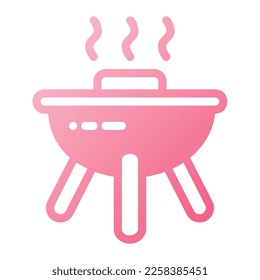 Icon BBQ illustration can be used for web app info graphic etc