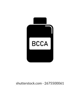 Icono de un bcaa, aislado contra un fondo limpio.