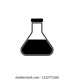 The icon of beaker. Simple flat icon illustration, vector of beaker for a website or mobile application on white background