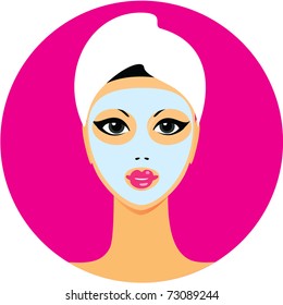 icon of beauty salon