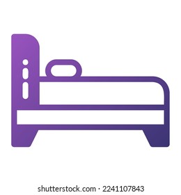 icon Bed Home and furniture Illustration