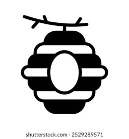 An icon of the beehive symbolizes honey production, bees, pollination, and nature conservation efforts.