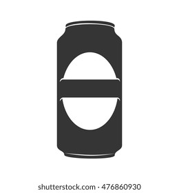 icon beer can drink liquid isolated