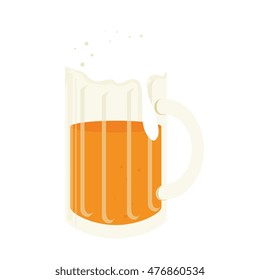 icon beer drink liquid isolated