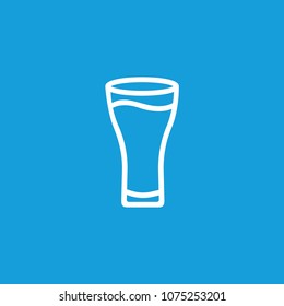 Icon of beer glass. Pint, mug, ale. Beer concept. Can be used for topics like bar, pub, festival