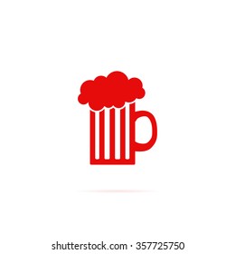 Icon of beer mug.