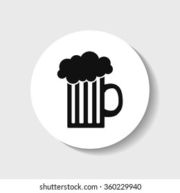 Icon of beer mug.