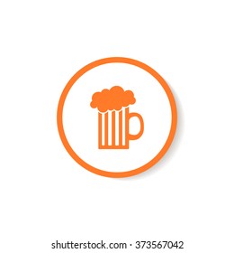 Icon of beer mug.