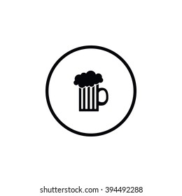 Icon of beer mug.
