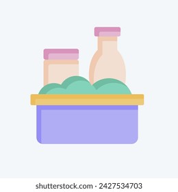Icon Beer. related to Picnic symbol. flat style. simple design editable. simple illustration