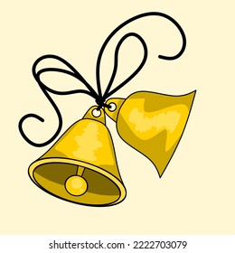 Icon bell design, simple icon with elegance concept, icon bell for your design