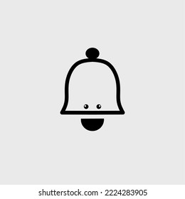 Diseño de campana de iconos, icono sencillo para su diseño, concepto de elegancia
