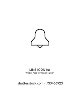 Icon bell graphic design single icon vector