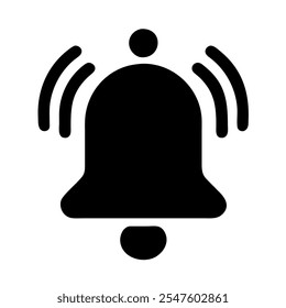 Icono de una campana, que simboliza alerta o notificación.
