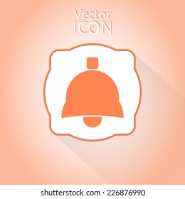 Icon bells on the background. Made in vector