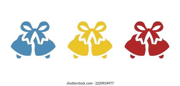 Glockensymbol auf weißem Hintergrund, Vektorgrafik