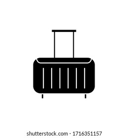 Icon best luggage vector simple , illustration business pack tourism summer travel transport element isolated briefcase concept best icon outline fashion