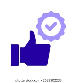 Icono de las mejores prácticas, aislado contra un fondo limpio.