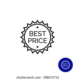 Icon of best price label