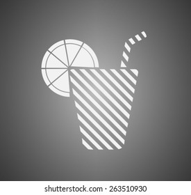 icon of the beverage in the glass