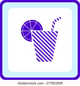 icon of the beverage in the glass