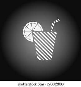 icon of the beverage in the glass