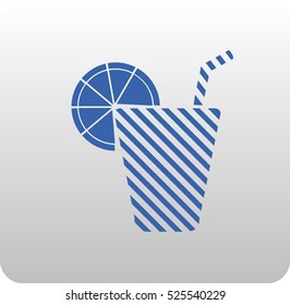 icon of the beverage in the glass