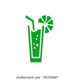 icon of the beverage in the glass