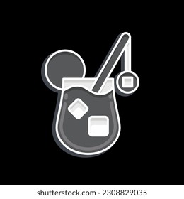 Icon Beverage. related to Chinese New Year symbol. glossy style. simple design editable